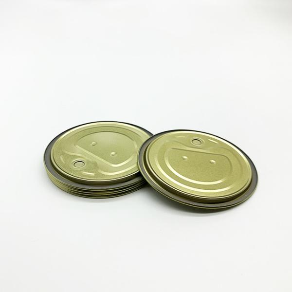 83 diameter yellow peach Tinplate/TFS full aperture Easy Open End, BPA Free