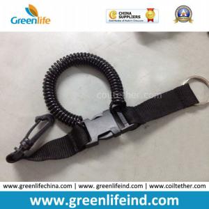 Wholesale Black Webbing Sling with Scuba Diving Spiral Coiled Lanyard Holder from china suppliers