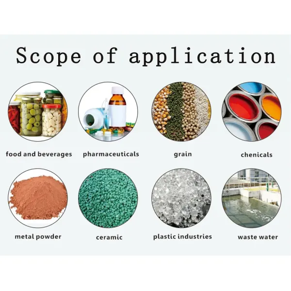 Saw Dust Rotary Vibrating Screen High Efficiency Industrial Powder Sifter Machine