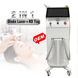 Wholesale Titanium 2 In1 Multi Functional Laser Beauty Machine Adjustable Cooling System 60 Million Shot Times from china suppliers
