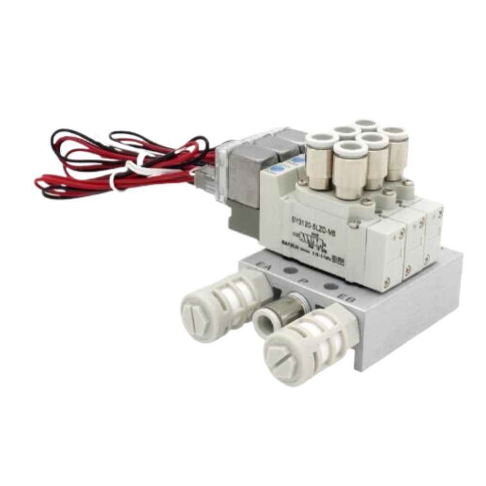 SY3320-5LZD-C8 SMC Solenoid Valve 3 Position Closed Center DC24V Port Size Ø8