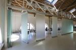 Aluminum Frameless Operable Sliding Glass Partition Wall 12mm Thickness