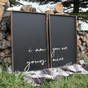 China Blackboard Vintage Wood Signs With Quotes Home Decor Easy Maintenance on sale