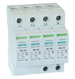 Wholesale BR-7M 4P T1+T2 Surge Arrester B+C Spd Surge Protection Device type1 spd from china suppliers