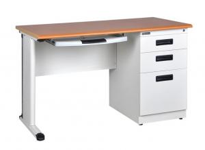 Wholesale KD Metal Steel Office Computer Table H750mm With Three Drawers from china suppliers
