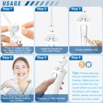 Abs Pc Teeth Whitening Water Flosser 2000 Mah Battery