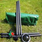 Movable PVC 200L Rainwater Collection Barrel For Garden Rain Storage