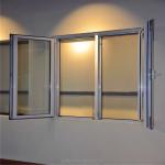European Style Tilt And Turn Aluminum Windows With Frame Jalousie Double Glazed