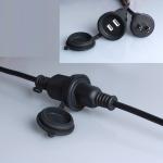 Christmas Waterproof connectable serial led string lights 48FT Outdoor String