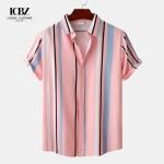 Adult Viscose Printed Design 100% Cotton Hawaiian Shirts for Summer Beach Wear
