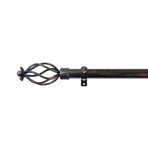 Wholesale Customizable Curtain Rod Finials With Cylinder Shape Black And Red 0.6MM from china suppliers