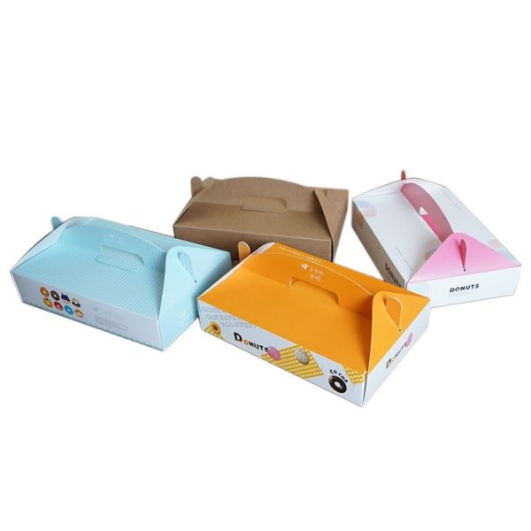 Macaron Bakery Box Biscuits Cookie Donuts Food Packaging Boxes Manufacturers