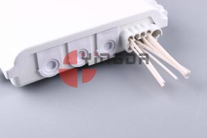 Wholesale Outdoor ABS Optical Splitter Box 8 Cores , Uncut cable Termination Box For 1x8 PLC Splitter White from china suppliers
