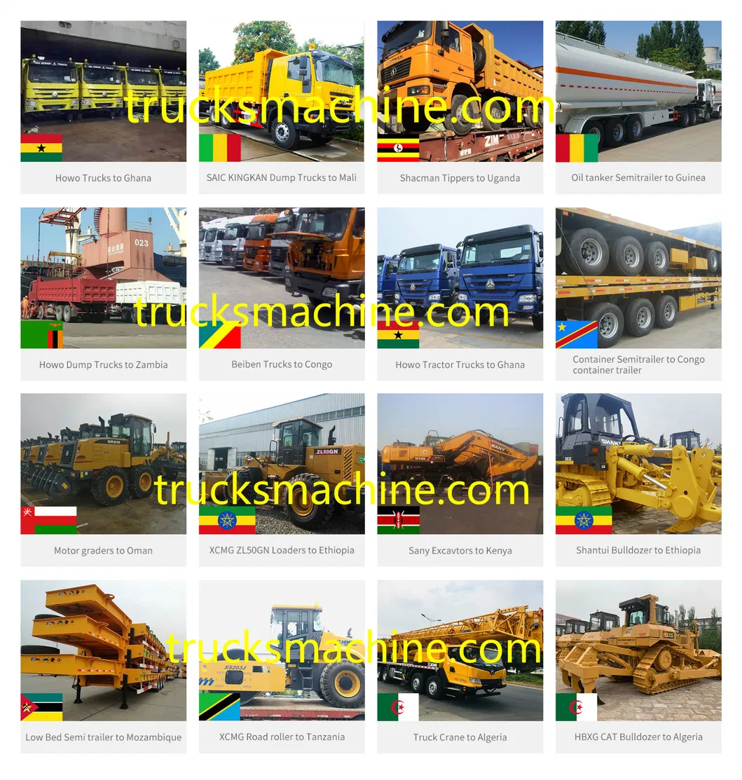 Strong Loading 60 Ton 3 Axle Lowbed Trailer For Construction Equipment Transportation