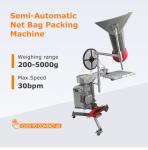 Gold Coin Chocolate Mesh Net Bag Packaging Machine 50BPM Speed Clipping Machine