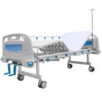 Flat Hospital Beds 2 Function Manual 2 Crank Hospital Bed With Mattress Good