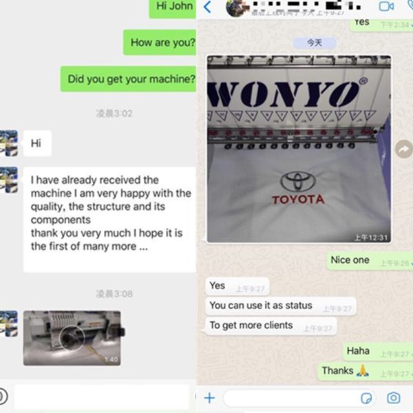 Wonyo High-Speed 3-Head Computerized Programmable Embroidery Machine - Hot Sale in Africa