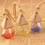 8ML Triangular Cap Rhombic Empty Bottle, Car Fragrance Bottle, Color Perfume