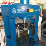 Forklift Hydraulic Tire Press Machine 75T-200T H Frame Solid Tire Service