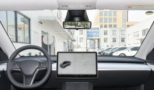 Wholesale For Tesla Model Y 9.2-inch 1080P digital coaxial signal electronic rearview mirror recorder from china suppliers