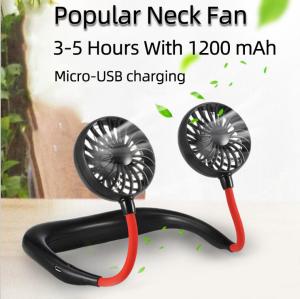 Wholesale Folding 3 Speed 2000mAh 5hrs Portable Hanging Neck Fan from china suppliers