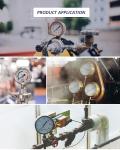 axial natural gas 2" dual scale pressure manometer