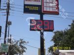 Outdoor 12 inch Led Gas Station Signs With RF Remote Control and Sensor Auto