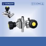 Stainless steel 316L Multiport Phamacy Sanitary Diaphragm Valves with hand wheel