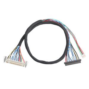 Wholesale JAE FI-X30HL 30P 1.0mm Pitch To JAE FI-S20S 20P And SHLP-6P LVDS Cable Assembly OEM/ODM from china suppliers