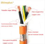 Servo Motor 4 Core 1.5 2.5 4.0 6.0 Square Orange High Flexible Drag Chain