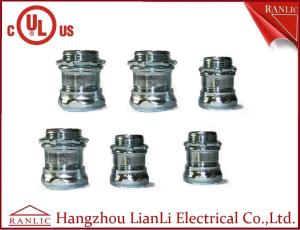Wholesale Steel Electrical EMT Compression Connector Electro-Gal 1/2&quot; 3/4&quot; 1&quot; from china suppliers
