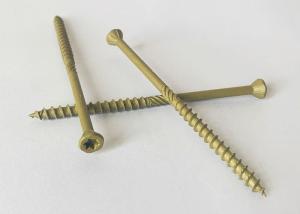 Wholesale Star Drive Countersunk Head With 6 Nibs Trim Deck Screws Green Ruspert Coating from china suppliers
