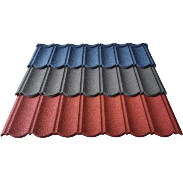 Modern and Traditional Homes Eco-Friendly Weatherproof Colored Stone Roof Tiles