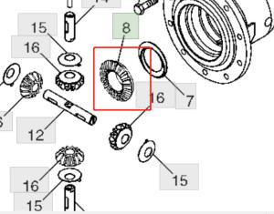 Wholesale YZ91297 Bevel Gear For JD Tractor Models 6403 6603 . from china suppliers