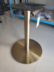 Resrautant Custom Metal Table Bases Adjustable Feet Round Base Stainless Steel