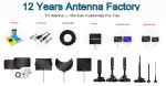 250*220MM Indoor Digital 4K HD TV Antenna Signal Booster Amplifier with Private