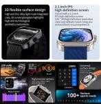 3D Curved Screen Gps Outdoor Watch RDFit NFC Smartwatch With Amoled Display