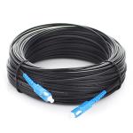 SC UPC FTTH Drop Fiber Optic Cable Patch Cord Self Supporting G657A2