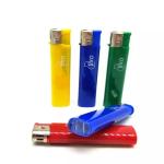 80*23.7*11.18mm Disposable/Refillable Electric Lighter with Nickel/ Black/Gold