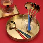 CIQ Creative Korean Style Stainless Steel Soup Spoon Tablespoon And Dessert