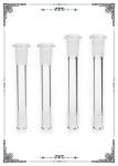 3" 4" Crosscut Hookah Slide Glass Downstem Hand Blown For Smoking