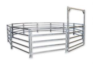 Wholesale 40x40 1.8M x 2.1M Heavy Duty Portable Cattle Panels For sale 6 Oval Bars 30*60mm from china suppliers