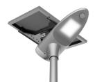 IP67 Aluminum High Power Outdoor Solar LED Street Light 50W - 150W DCL Approved
