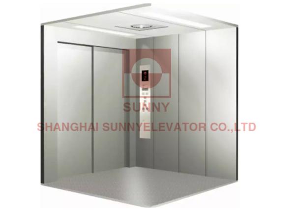MRL Large Space Goods Elevator For Work Place Factory Shopping Mall 2000kg