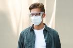 Double Sided Anti Fog Face Shield , Eyeglass Type Face Shield Oversized