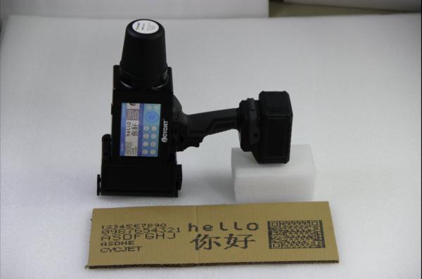 Concrete Material Large Character Inkjet Printer Stainless Steel Tube Printing