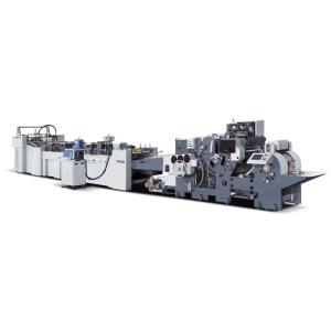 Wholesale PRY700C-240 Paper Shopping Bag Making Machine Square Bottom Automatic Sheeting Feeding from china suppliers