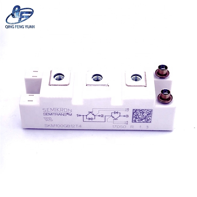 Hot selling SKM100GB12T4 SKM100GB12 AC Inverter Drives Fast IGBT4 Module 1200V 100A