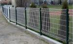 1.8M Garden Fence 3D Curved Wire Mesh Swallow Post For Greenhouse Plant