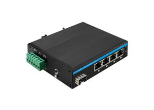 Wholesale ROHS 10/100/1000Mbps POE Fiber Switch With 1 Fiber And 4 Ethernet Port from china suppliers